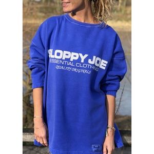 Sloppy Joe Clothing Straight Crew Sweatshirt - Hyacinth Wash EUC
